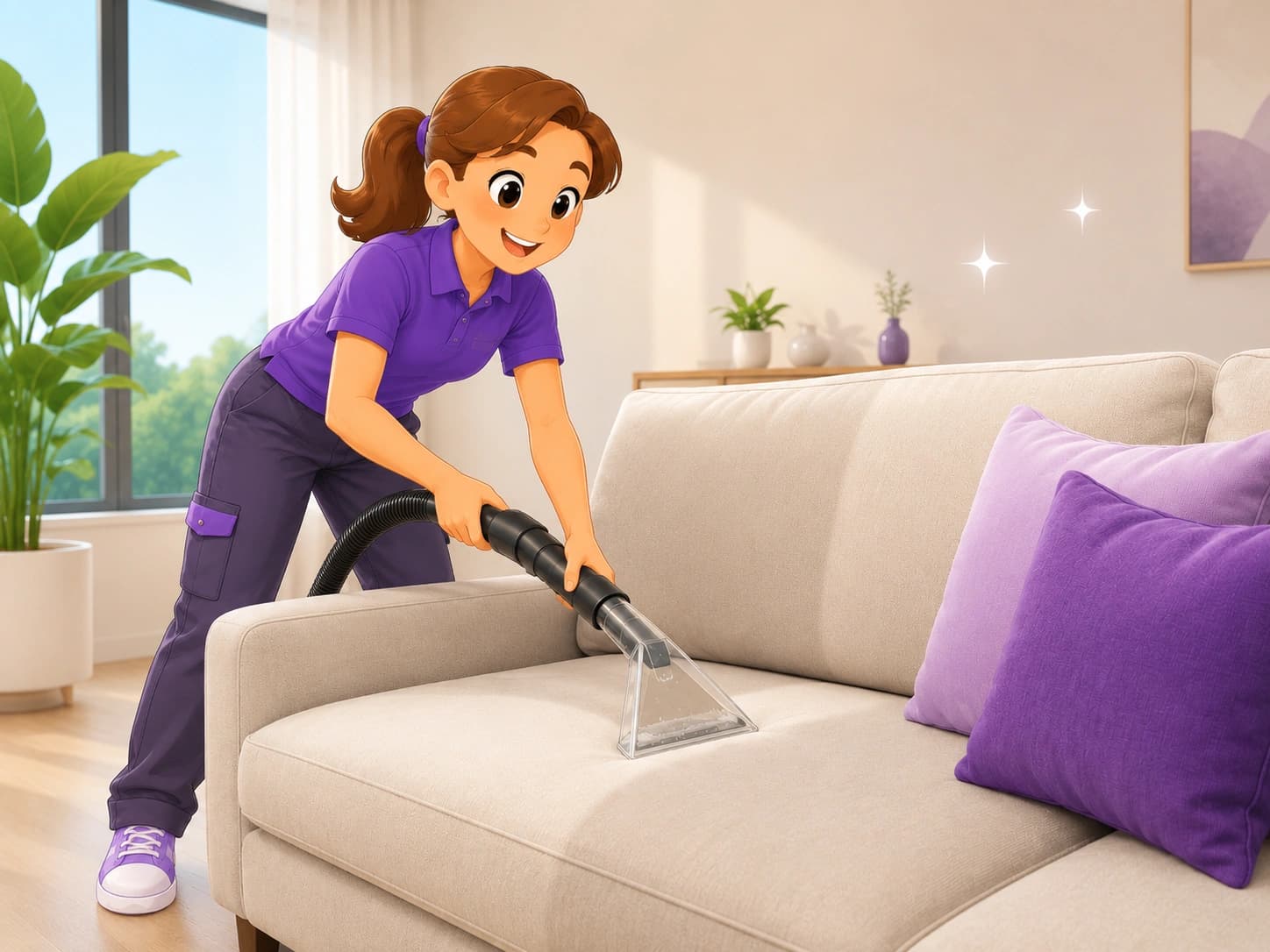 Professional sofa cleaning by IHR Dream Cleaning